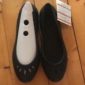 Crocs ballet flats. NWT. Size 10